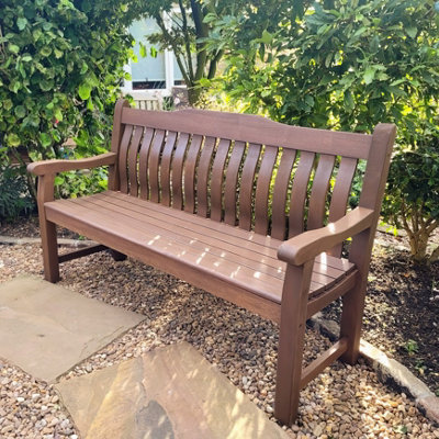 LeisureBench Boston 3 Seat 160cm Comfy Garden Bench 160cm - Curved ...