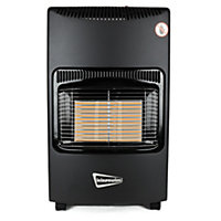 Leisurewize 3 Heat Settings Portable Gas Cabinet Heater with Safety Guard and Wheels