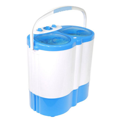 Leisurewize Portable Twin Tub Washing Machine & Spin Dryer 230W