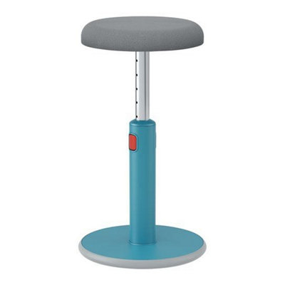 Leitz Active Sit Stand Office Desk Stool in Calm Blue