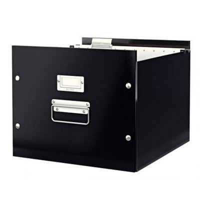 Leitz Click & Store Black Suspension File Box A4