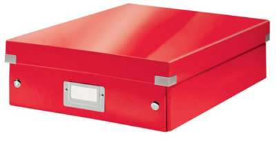 Leitz Click & Store Wow Red Organiser Box Medium