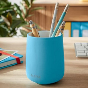 Leitz Cosy Calm Blue Pen & Pencils Desktop Stationery Pot