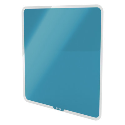 Leitz Cosy Magnetic Glass Whiteboard Blue 450x450mm