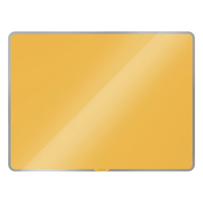 Leitz Cosy Magnetic Glass Whiteboard Warm Yellow 800x600mm