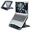 Leitz Ergo Cosy Velvet Grey Adjustable Laptop Stand