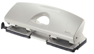 Leitz Grey 16 Sheet 4-Hole Punch