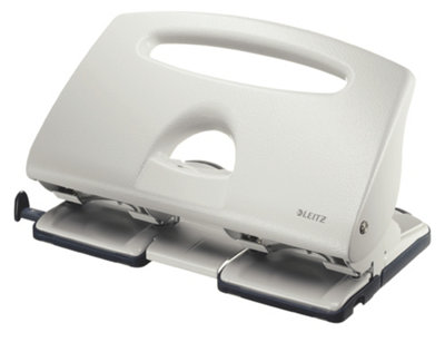 Leitz Grey 40 Sheet 4-Hole Punch