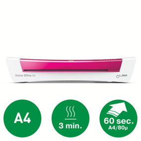 Leitz iLam Pink Home Office Laminator A4