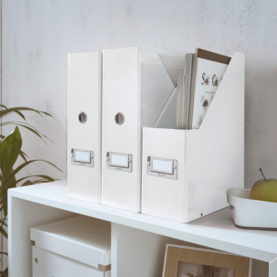 Leitz Magazine File Holder, A4, Cardboard Document Storage Box with ...