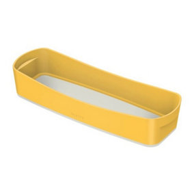 Leitz MyBox Cosy Warm Yellow Organiser Storage Tray Long