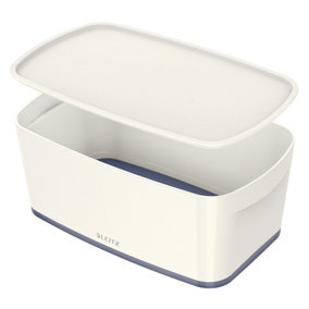 Leitz MyBox White Small Storage Box with Lid 5 Litre