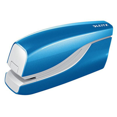 Leitz NeXXt Wow Blue Battery Powered 10 Sheet Office Stapler & Staples