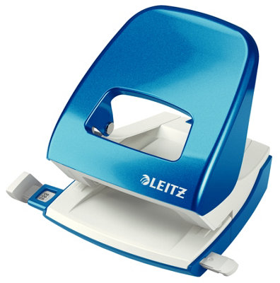 Leitz NeXXt Wow Metallic Blue Metal Office Hole Punch