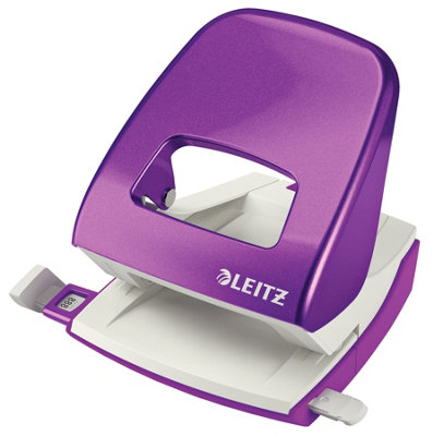 Leitz NeXXt Wow Purple Metal 30 Sheet Office Hole Punch