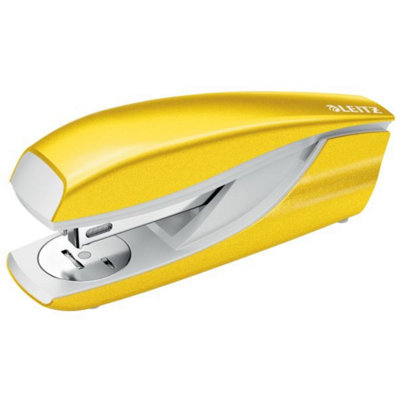 Leitz NeXXt Wow Yellow Metal 30 Sheet Office Stapler