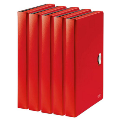 Leitz Project File Recycle A4 PP red