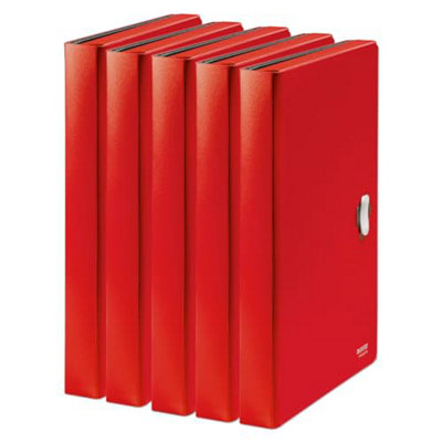 Leitz Project File Recycle A4 PP red