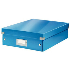 Leitz Wow Click & Store Blue Organiser Box Medium