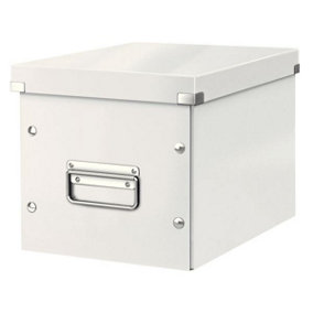 Leitz Wow Click & Store White Cube Storage Box Medium