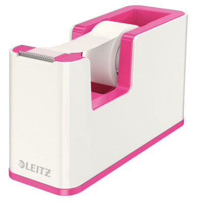 Leitz Wow Pink Duo Colour Tape Dispenser