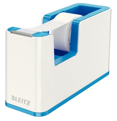 Leitz Wow White Metallic Blue Heavy Base Tape Dispenser