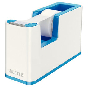 Leitz Wow White Metallic Blue Heavy Base Tape Dispenser