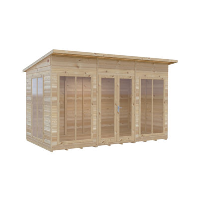 Lela 12x6 Summerhouse - L222.8 x W371.4 x H228.4 cm - 4