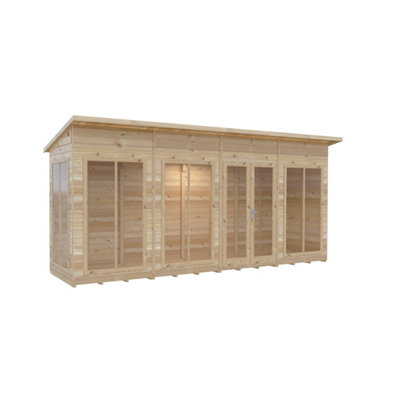 Lela 16x4 Summerhouse - L162.1 x W490.4 x H229.9 cm - 4