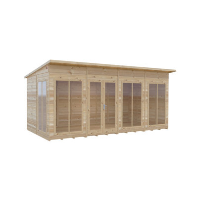 Lela 16x8 Summerhouse - L282.1 x W490.4 x H227.5 cm - 4