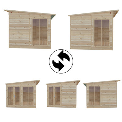 Lela 16x8 Summerhouse - L282.1 x W490.4 x H227.5 cm - 6