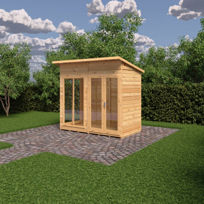 Lela 8x4 Summerhouse - L162.1 x W252.4 x H229.9 cm - 3