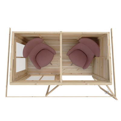 Lela 8x4 Summerhouse - L162.1 x W252.4 x H229.9 cm - 6