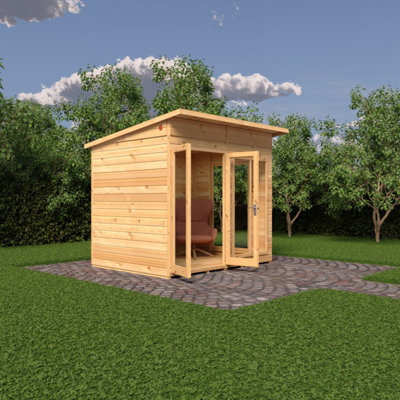 Lela 8x6 Summerhouse - L222.8 x W252.4 x H228.4 cm - 3