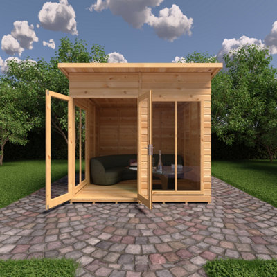 Lela 8x8 Summerhouse - L282.1 x W252.4 x H227.5 cm