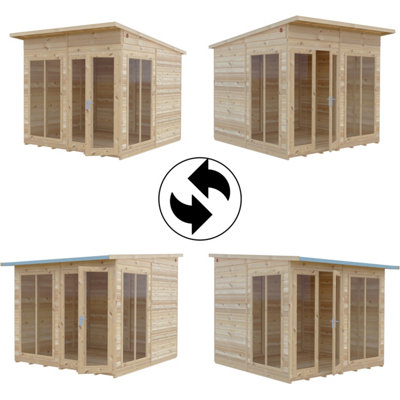 Lela 8x8 Summerhouse - L282.1 x W252.4 x H227.5 cm - 5