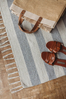 Lena jute and cotton blend rug DIY at B&Q