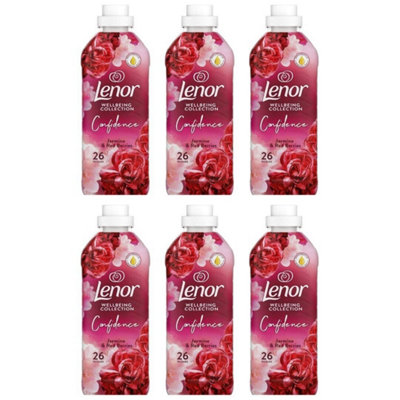 Lenor Fabric Conditioner Confidence Jasmine & Red Berry 26 Washes 858ML x 6