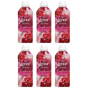 Lenor Fabric Conditioner Confidence Jasmine & Red Berry 26 Washes 858ML x 6