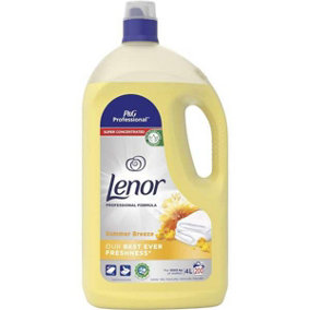 Lenor Fabric Softener Summer Breeze 200 Washes 4L