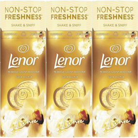 Lenor Laundry Perfume In-Wash Scent Booster Beads, Gold Orchid, 176g (Pack of 3)