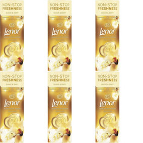 Lenor Laundry Perfume In-Wash Scent Booster Beads, Gold Orchid, 176g (Pack of 6)