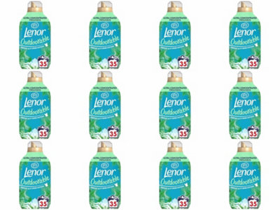 Lenor Outdoorable Fabric Conditioner, Northern Solstice, 35 Washes, 490Ml (Pack of 12)