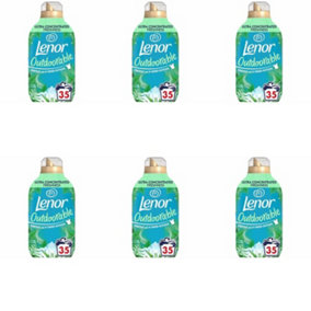 Lenor Outdoorable Fabric Conditioner, Northern Solstice, 35 Washes, 490Ml (Pack of 6)