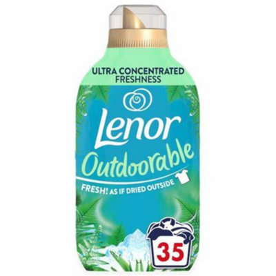 Lenor Outdoorable Fabric Conditioner, Northern Solstice, 35 Washes, 490Ml