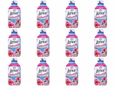 Lenor Outdoorable Pink Blossom 33 Washes, 462 ml (Pack of 12)