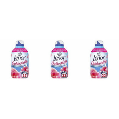 Lenor Outdoorable Pink Blossom 33 Washes, 462 ml (Pack of 3)