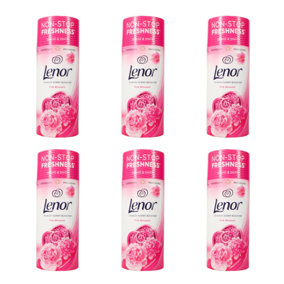 Lenor Scent Booster Non-Stop Freshness Shake & Snff Pink Blossom 176GM x 6