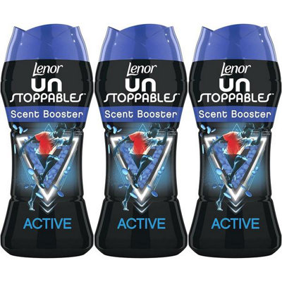 Lenor Unstoppables In-Wash Scent Booster, Active, 194g (Pack of 3)