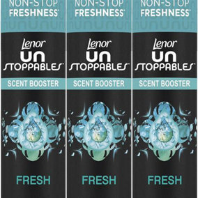 Lenor Unstoppables In Wash Scent Booster Beads, Fresh, 176g (Pack of 3)
